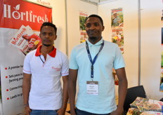 Mark Gakunga and Bernard Ngunyi from HortiFresh.